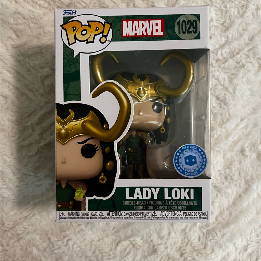 Funko Marvel Lady Loki Figure with Gold and Black Accents